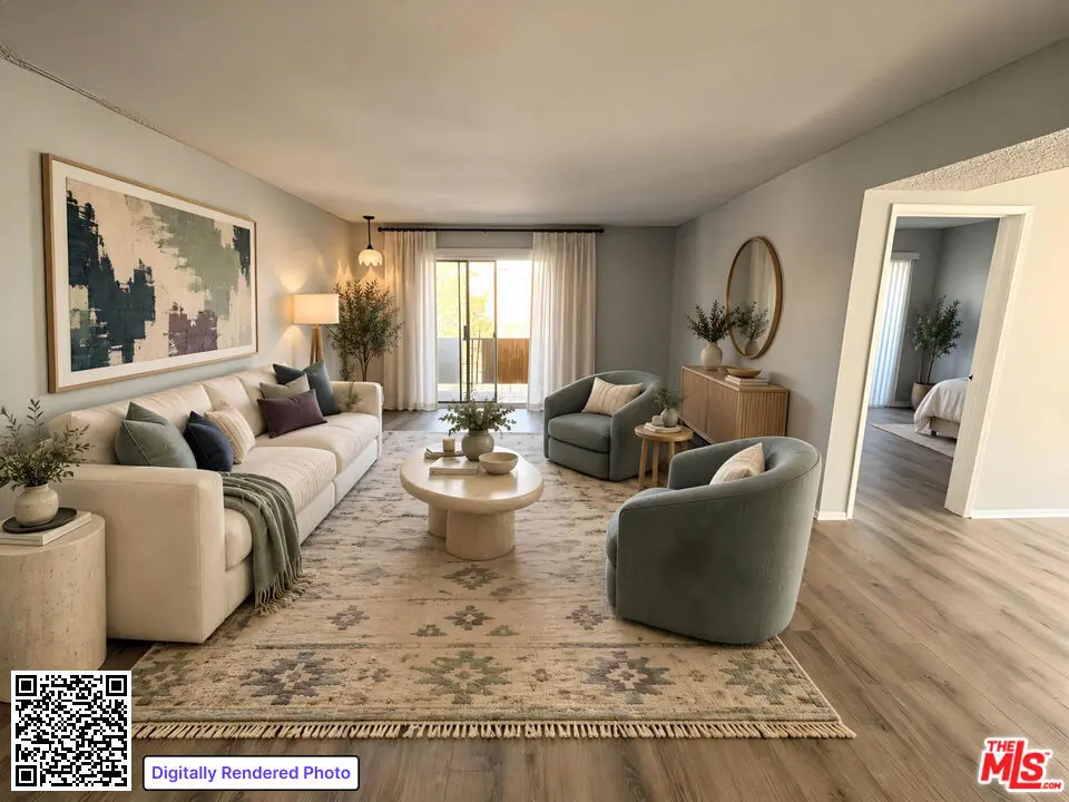 Apartment for rent at 1541 N Laurel Avenue 201, Los Angeles, CA featuring 2 beds and 1 bath