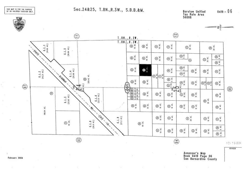 0 Near Hodge, Barstow, CA — listing photo 1