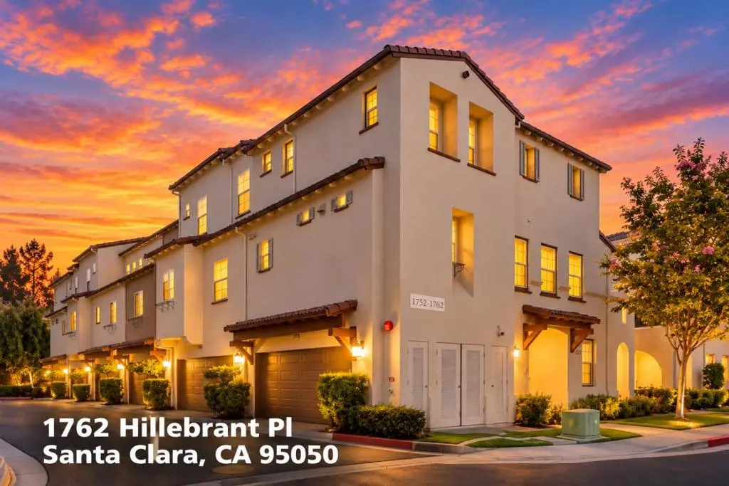 Townhouse for sale at 1762 Hillebrant Place, Santa Clara, CA featuring 3 beds and 4 baths