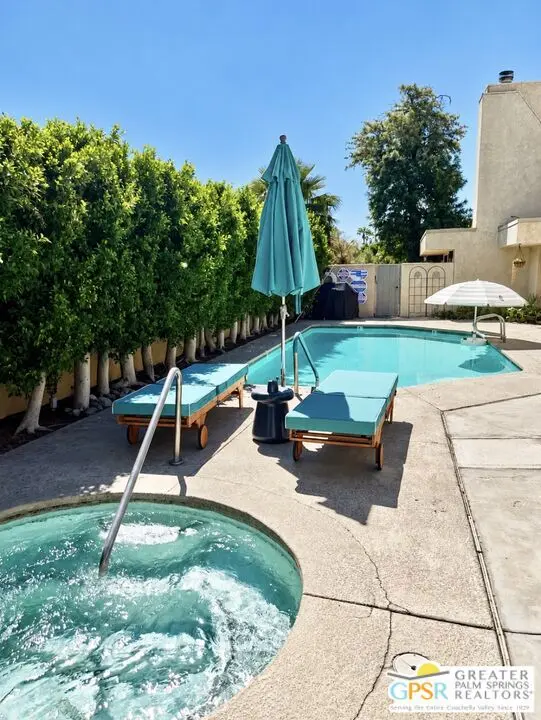 Condominium for rent at 1598 N Kaweah Road 3, Palm Springs, CA featuring 2 beds and 3 baths