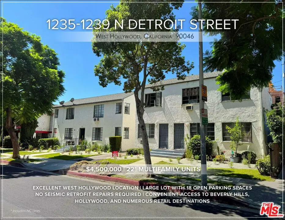 1235 N Detroit Street, West Hollywood, CA — listing photo 1