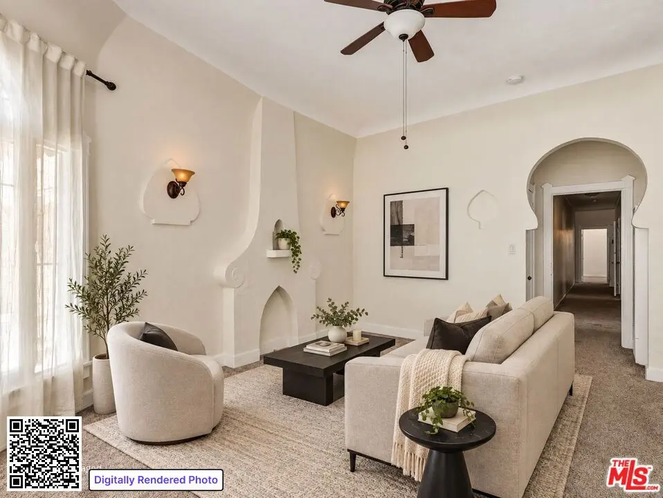 Condominium for rent at 6407 Orange Street 1/2, Los Angeles, CA featuring 2 beds and 1 bath
