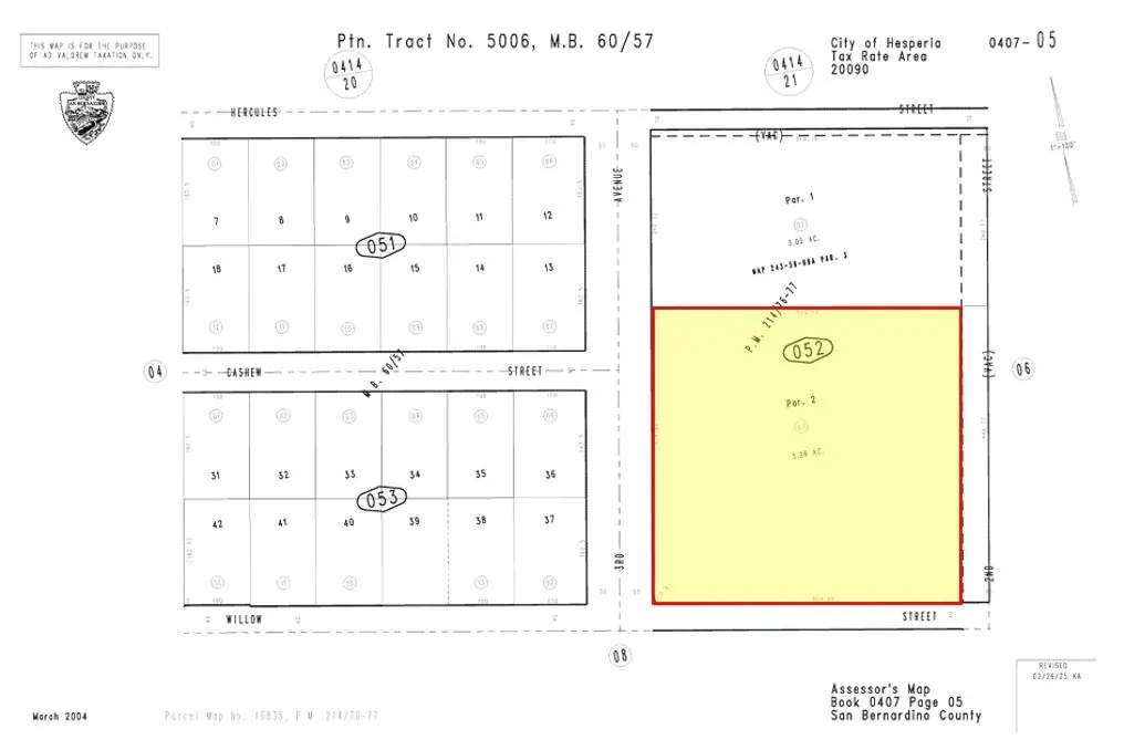 0 Willow Street, Hesperia, CA — listing photo 1