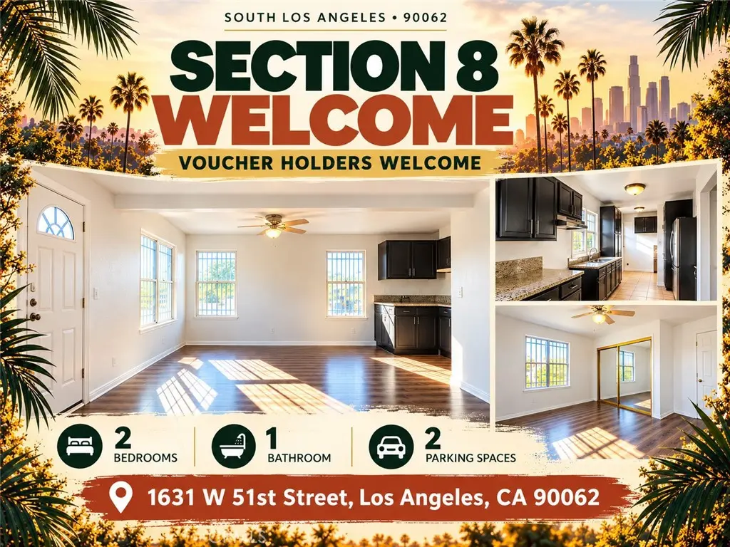 Apartment for rent at 1631 W 51st Street, Los Angeles, CA, Los Angeles, CA featuring 2 beds and 1 bath