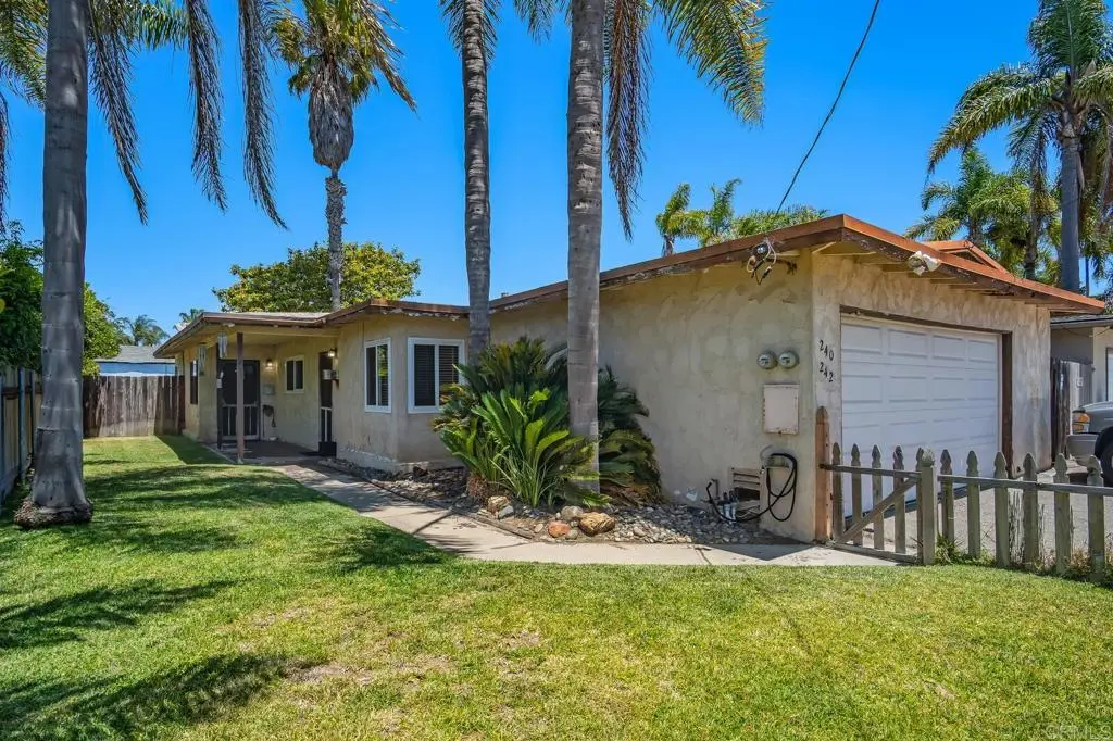 Duplex for rent at 242 25th street, Del Mar, CA featuring 2 beds and 1 bath