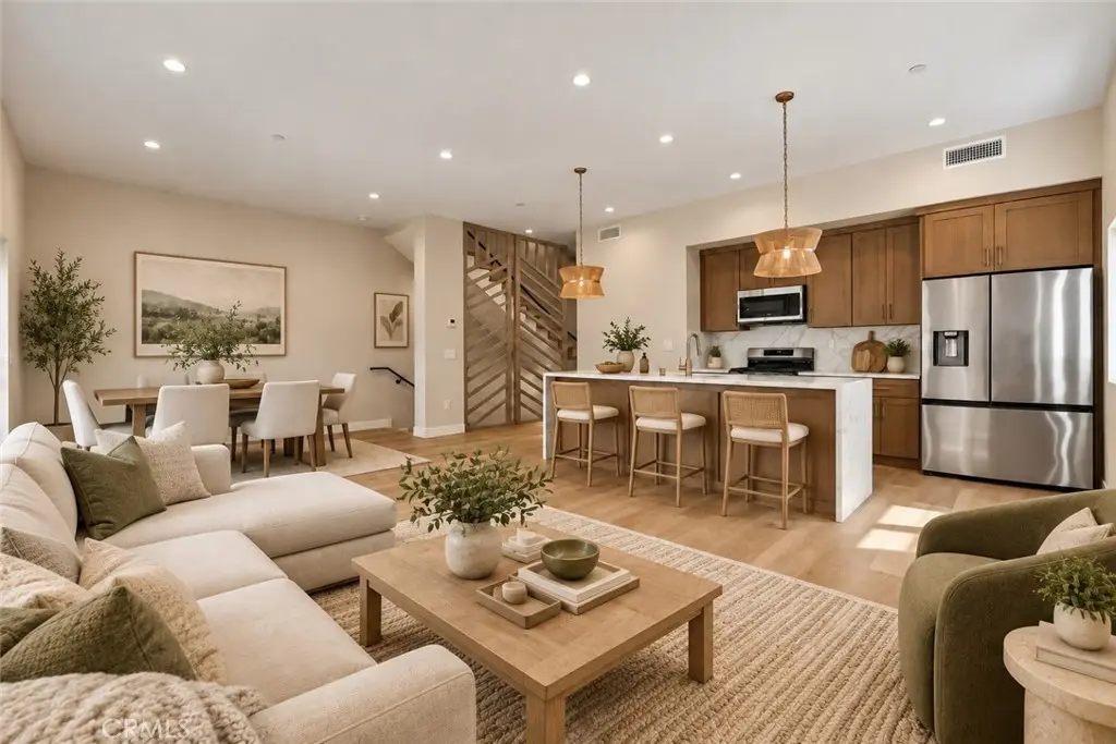 Duplex for rent at 3405 Tilden Avenue, Los Angeles, CA featuring 4 beds and 3 baths