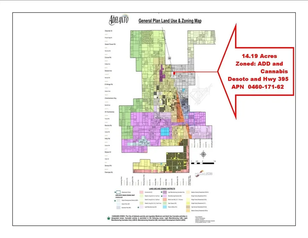 0 Desoto & Hwy 395 - 14.19ac, Adelanto, CA — listing photo 1