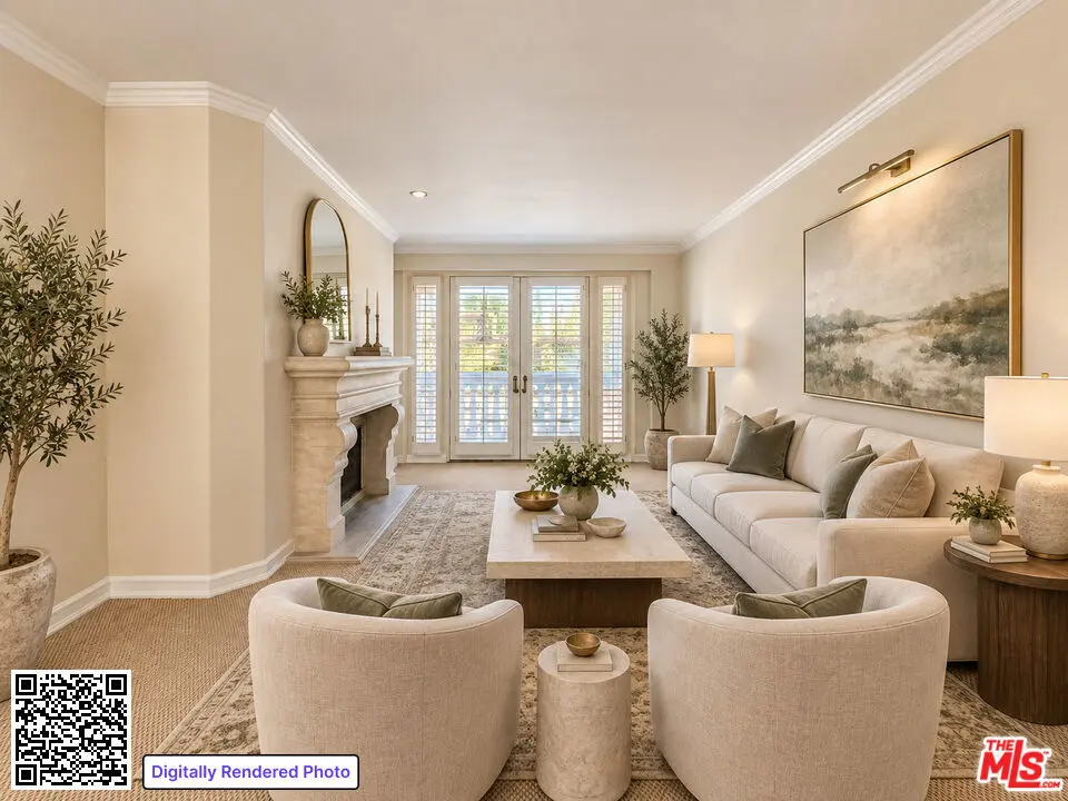 Condominium for rent at 128 N Swall Drive PH7, Los Angeles, CA featuring 2 beds and 3 baths