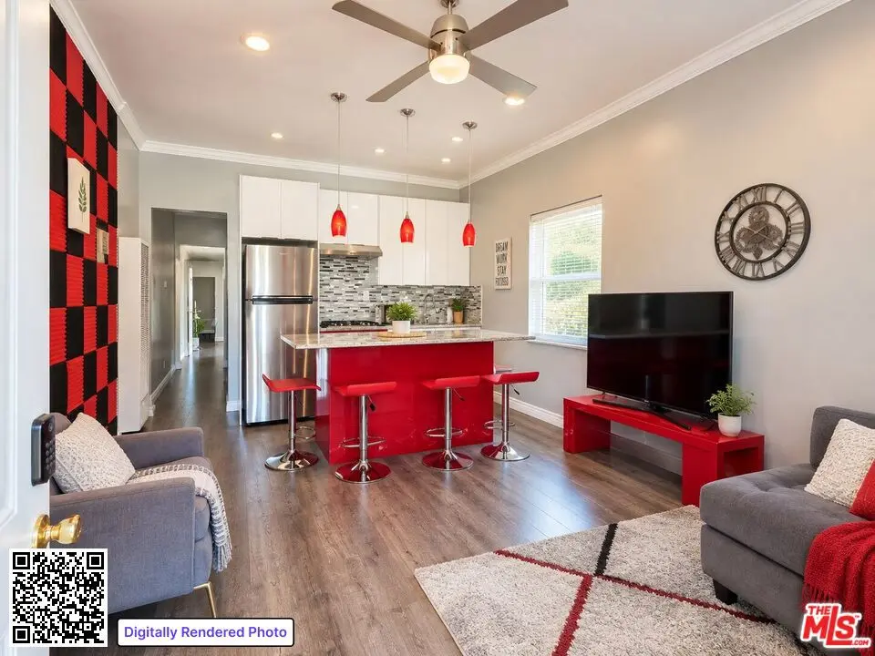 Apartment for rent at 1528 W 28th Street, Los Angeles, CA featuring 2 beds and 1 bath