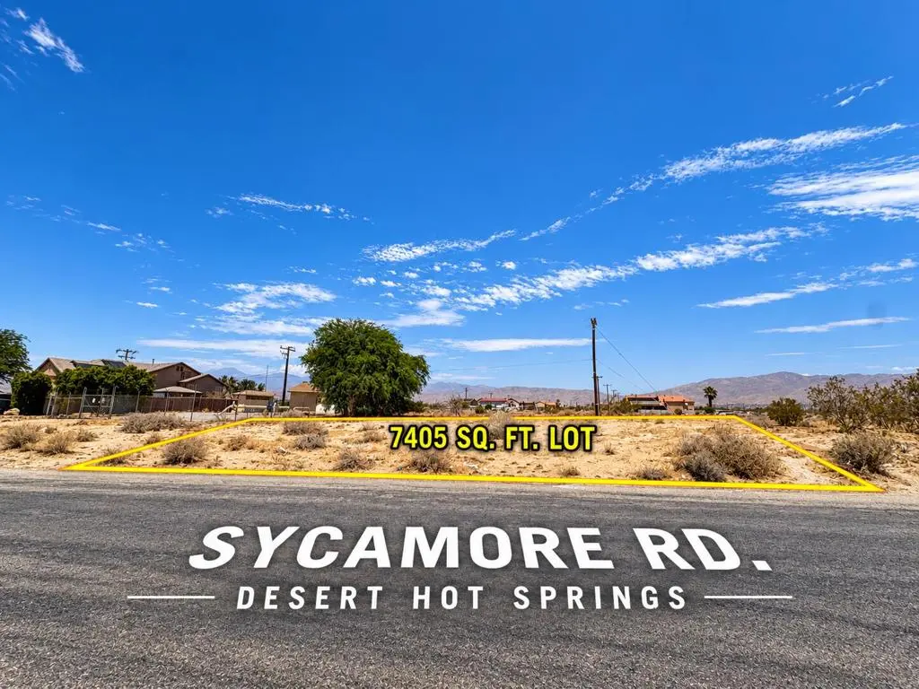 0 Sycamore Road, Desert Hot Springs, CA — listing photo 1