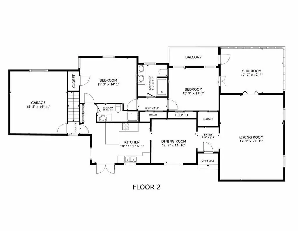 Townhouse for rent at 3447 Primera Avenue, Los Angeles, CA featuring 2 beds and 2 baths