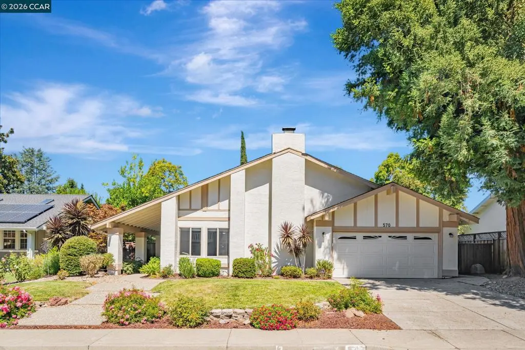 Single Family Residence for sale at 570 Zephyr Cir, Danville, CA featuring 4 beds and 2 baths