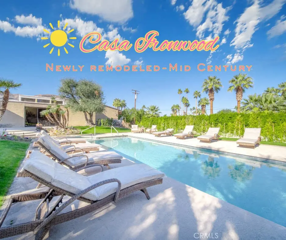 Residential Lease for rent at 73310 Ironwood Street, Palm Desert, Riverside County, CA featuring 3 beds and 4 baths