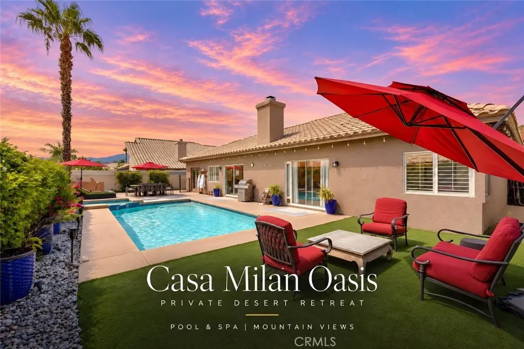 Residential Lease for rent at 43640 Milan Ct, La Quinta, Riverside County, CA featuring 3 beds and 2 baths