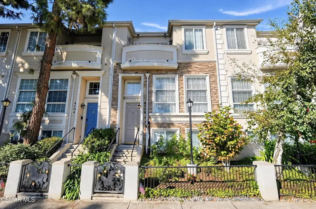 Townhouse for sale at 4106 W Kling Street, Burbank, CA featuring 4 beds and 4 baths