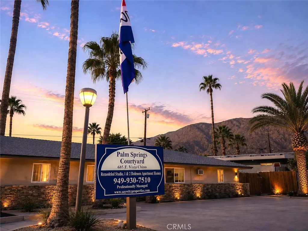 Apartment for rent at 685 E Vista Chino 13, Palm Springs, CA featuring 2 beds and 1 bath