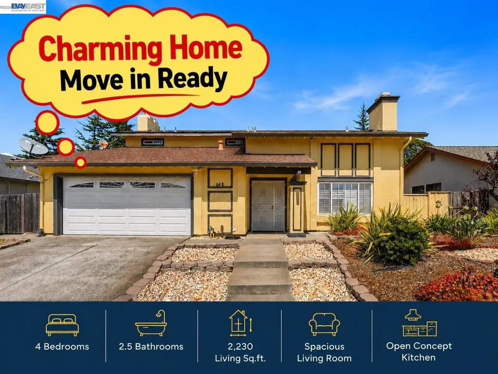 Single Family Residence for sale at 148 Valley Oak Ln, Vallejo, CA featuring 4 beds and 3 baths