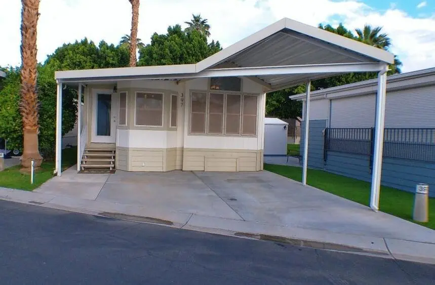 Manufactured In Park for sale at 84136 Avenue 44, #397 397, Indio, CA featuring 2 beds and 1 bath