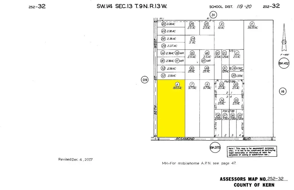 50 St. W On Rosamond Boulevard, Rosamond, CA — listing photo 1