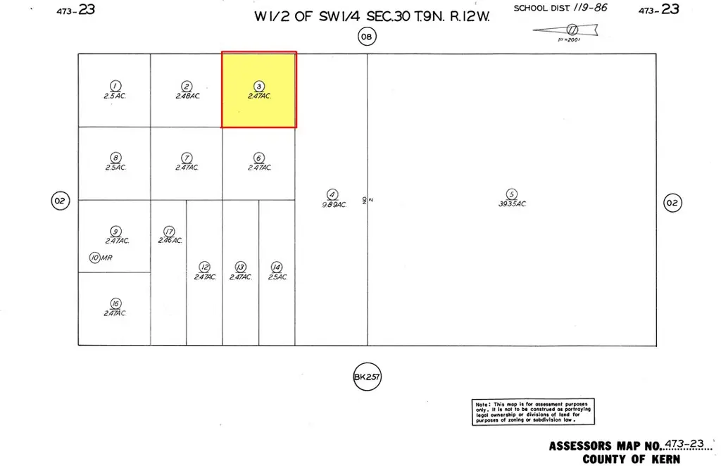 37 Street W South of Holiday Avenue, Rosamond, CA — listing photo 1