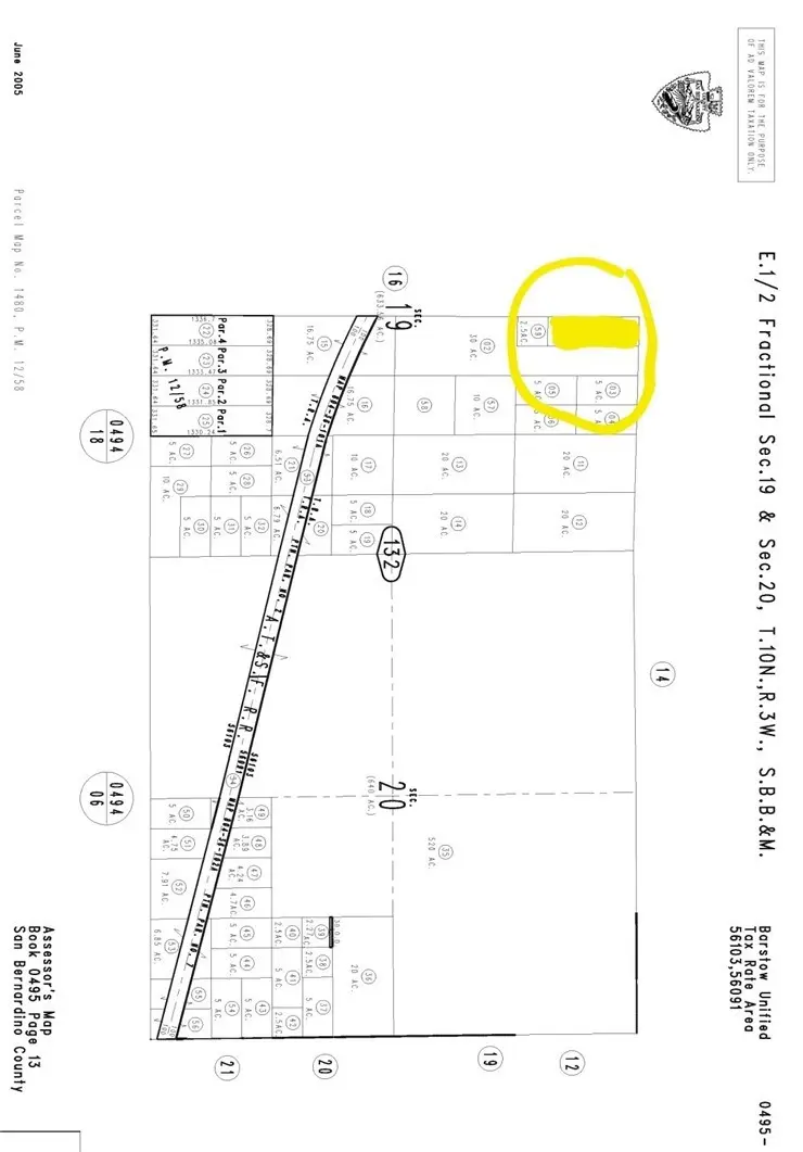 0 Near Sante Fe Avenue, Hinkley, CA — listing photo 1