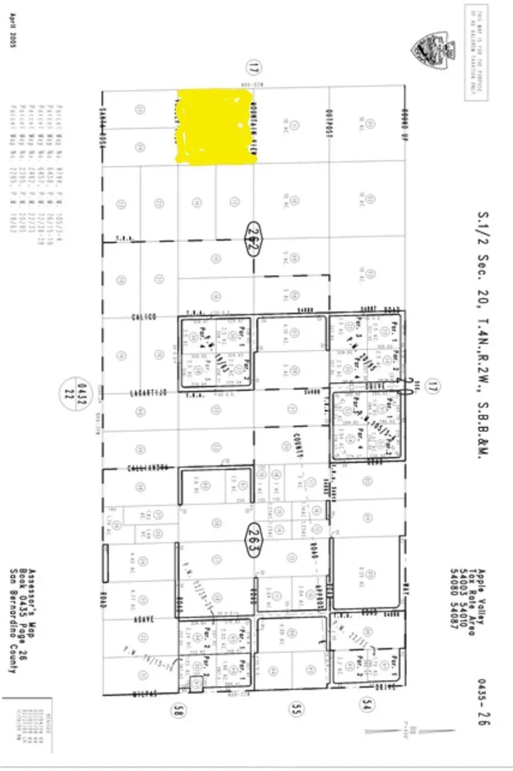 0 Off Mountain View Road, Apple Valley, CA — listing photo 1
